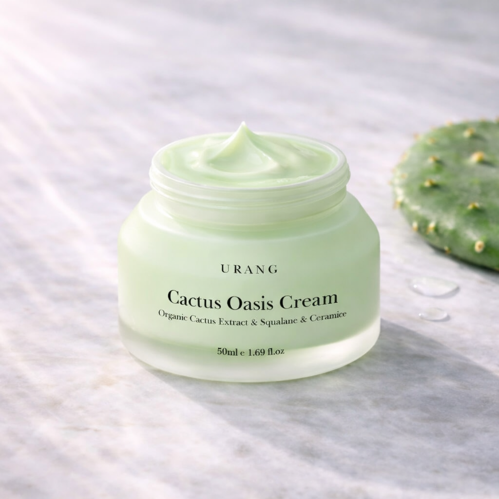 crema facial natural con acabado luminoso