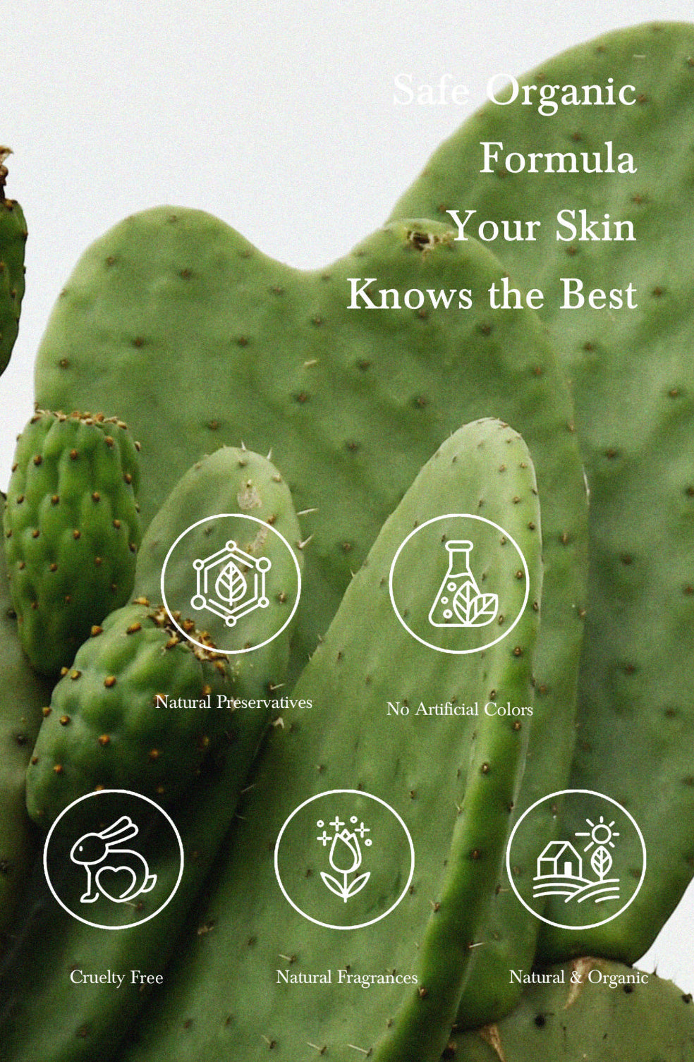 Productos URANG con ingredientes y elegante