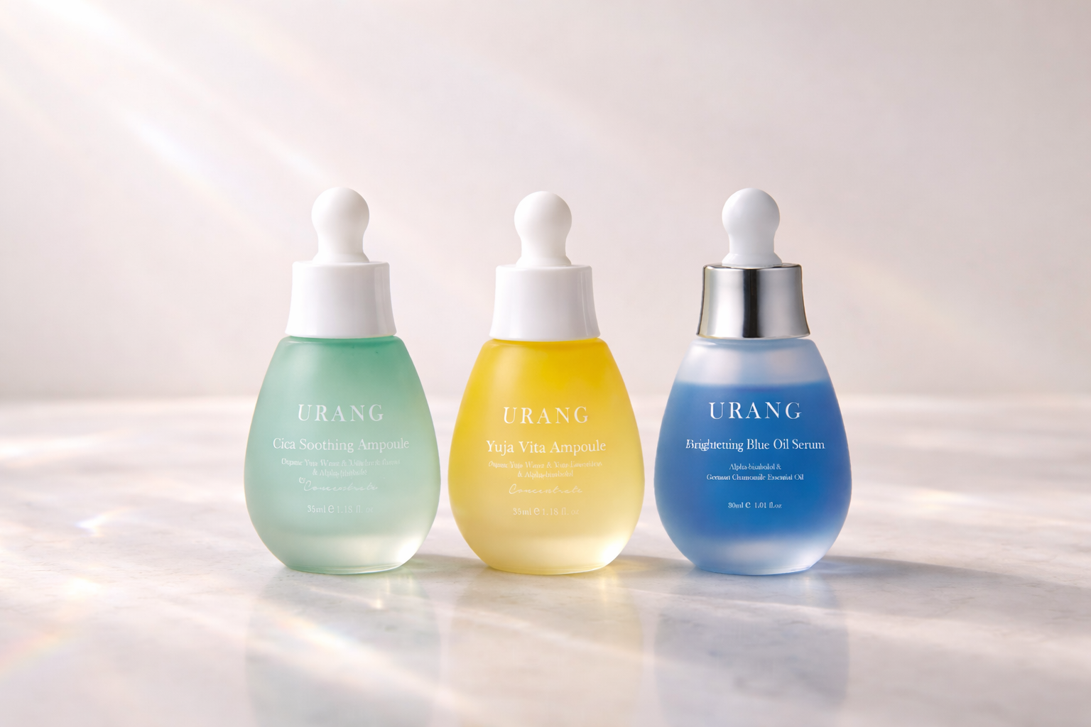 Skincare botánico URANG con ingredientes naturales