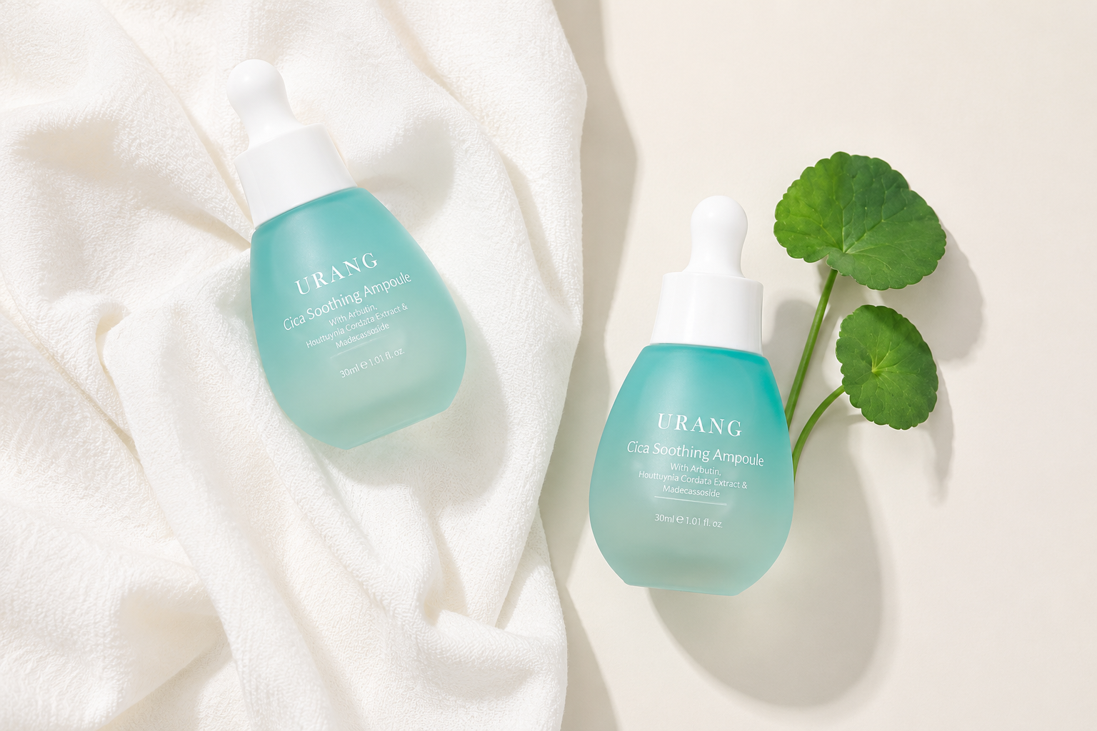 Productos URANG con estética suave y clean beauty
